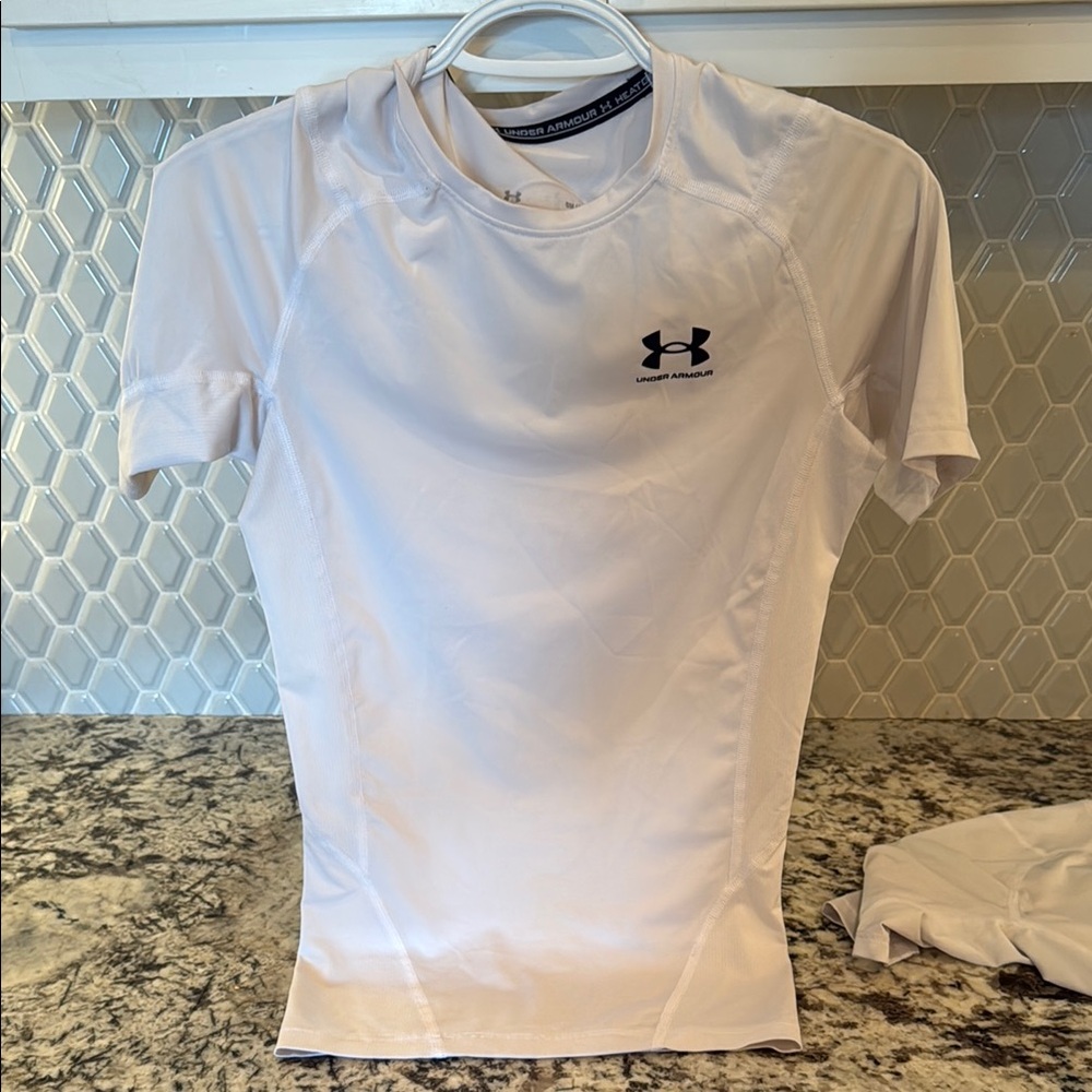 Under Armour White Performance Tee